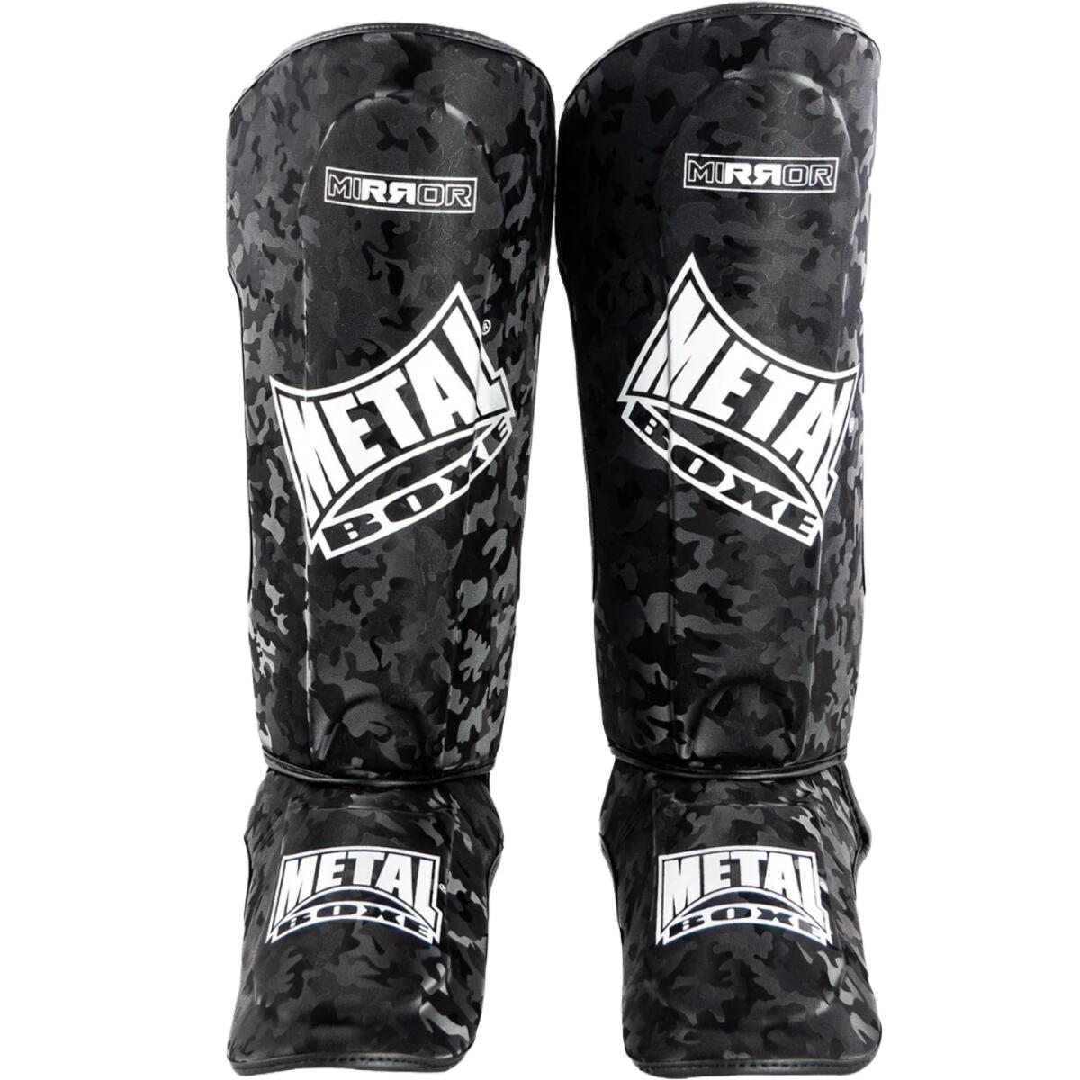 Metal Boxe Protège-Tibia Et Pied Mirror L 2/4