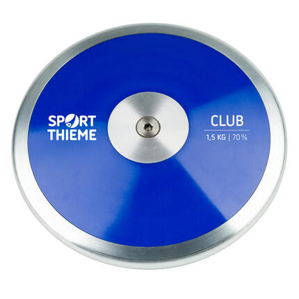 Wettkampfdiskus Club 1,5 kg Leichtathletik Unisex Blau-Silber