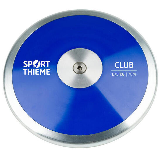 Wettkampfdiskus Club 1,5 kg Leichtathletik Unisex Blau-Silber