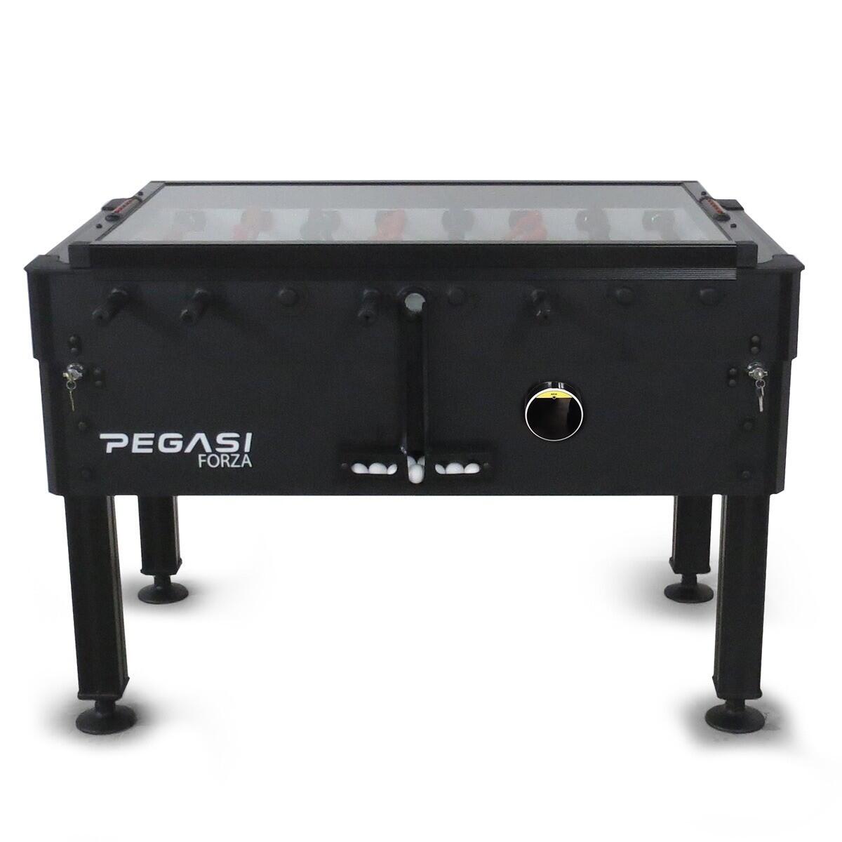 Kickertisch Pegasi | Forza Premium Black | Glasplatte | Cashless 3/5
