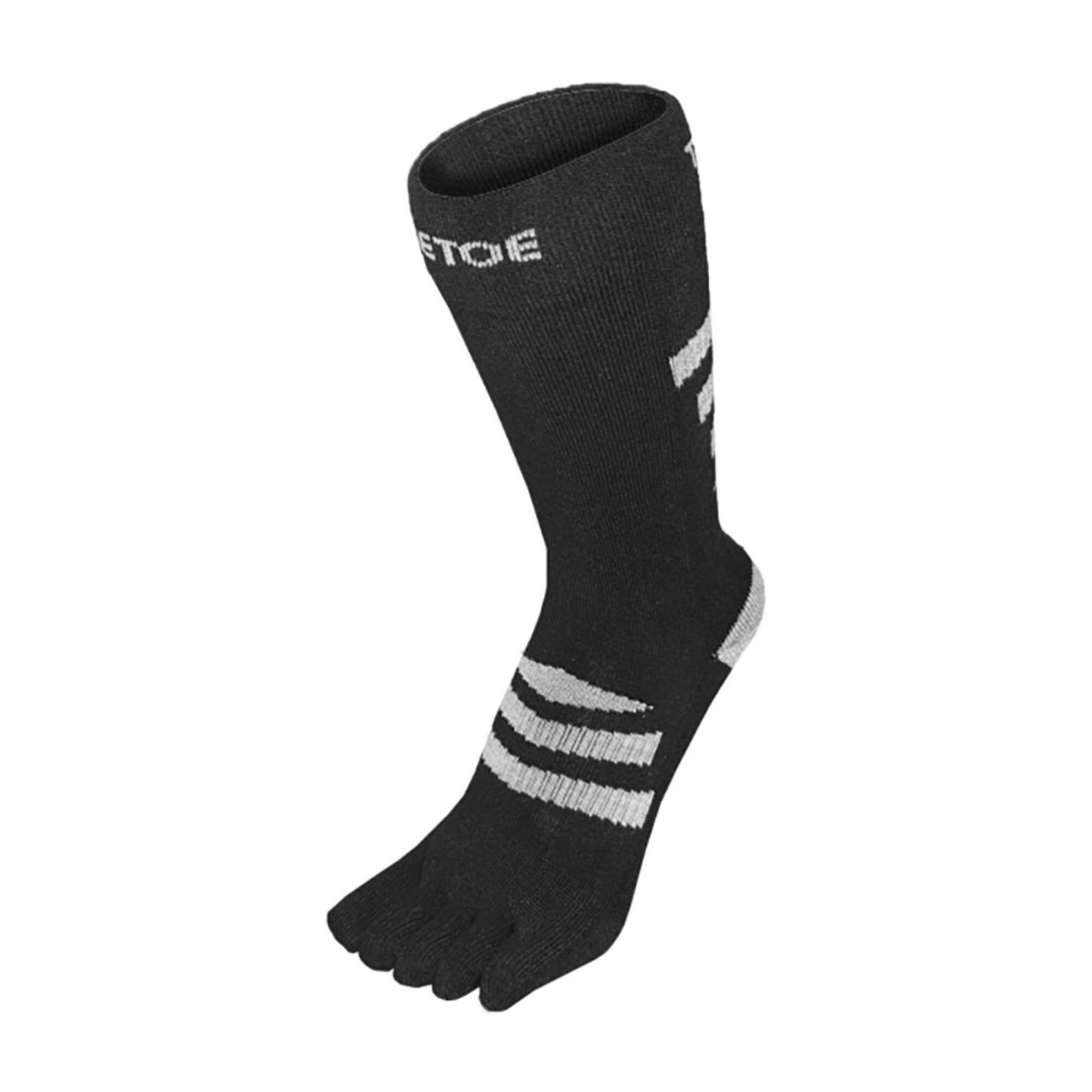 Unisex 1 Pack 3D Terry Walker Outdoor Toe Socks for Men and Women