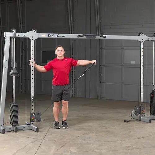 Poste à cables deluxe GDCC250 pour fitness et musculation 3/5
