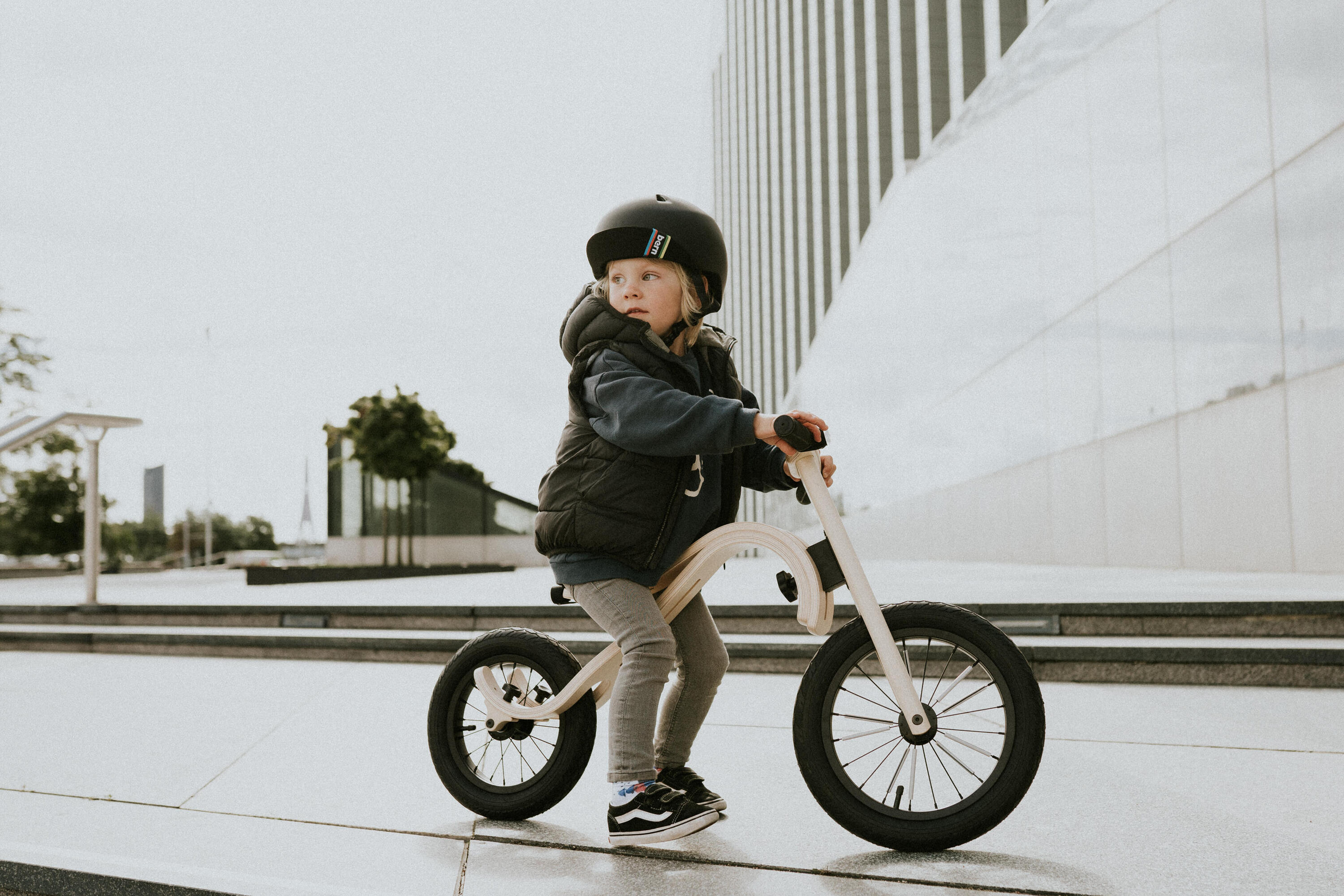 leg&go Bicicleta de Equilibrio de Madera 3 en 1 para Niños y Jóvenes, Edades 1-5 6/7