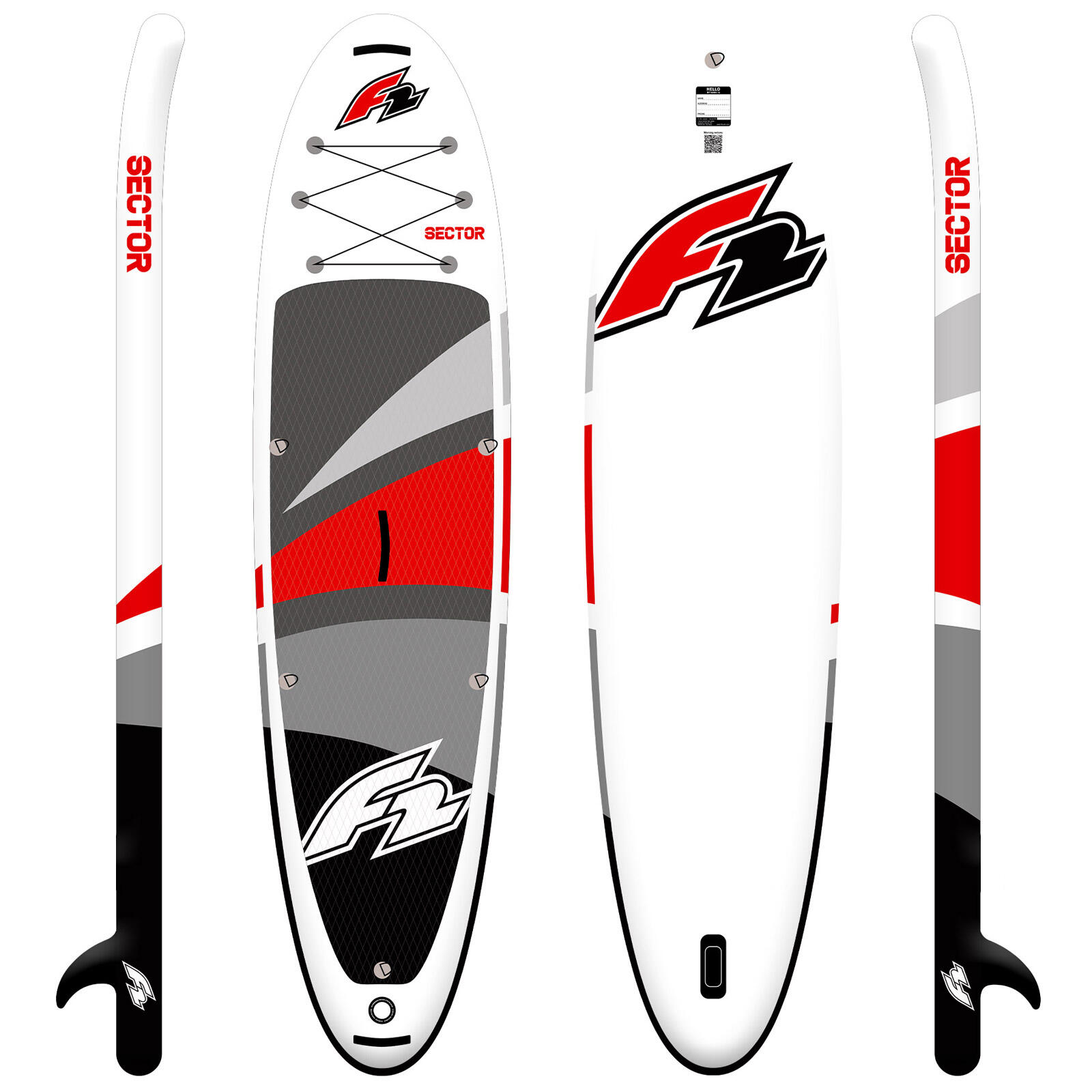 Paddleboard F2 Sector Combo 12'2'' RED 2/6
