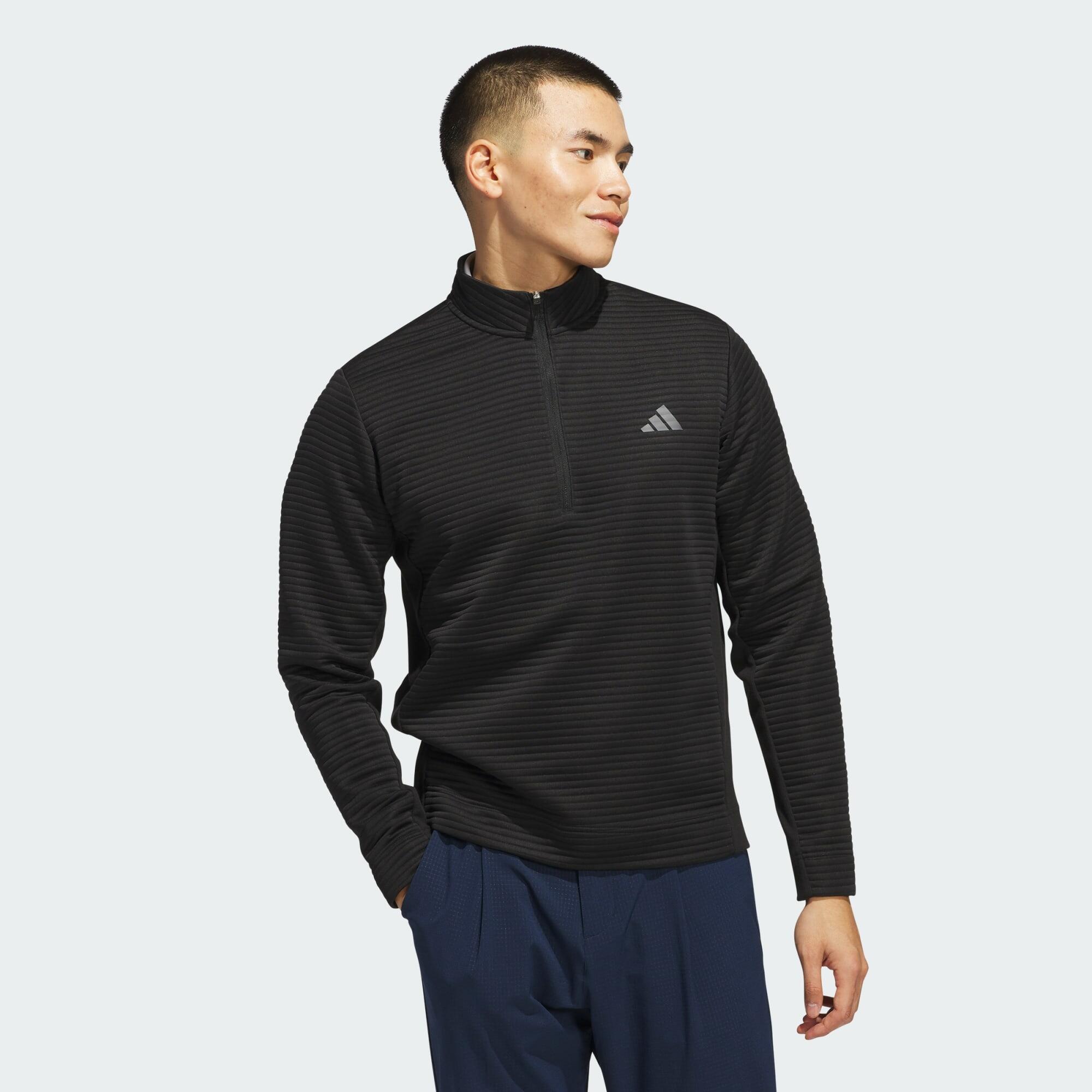 Adidas - Pull Zip 1/4 Texturé Ultimate365 Dwr - Sweat-shirt - Noir - Decathlon