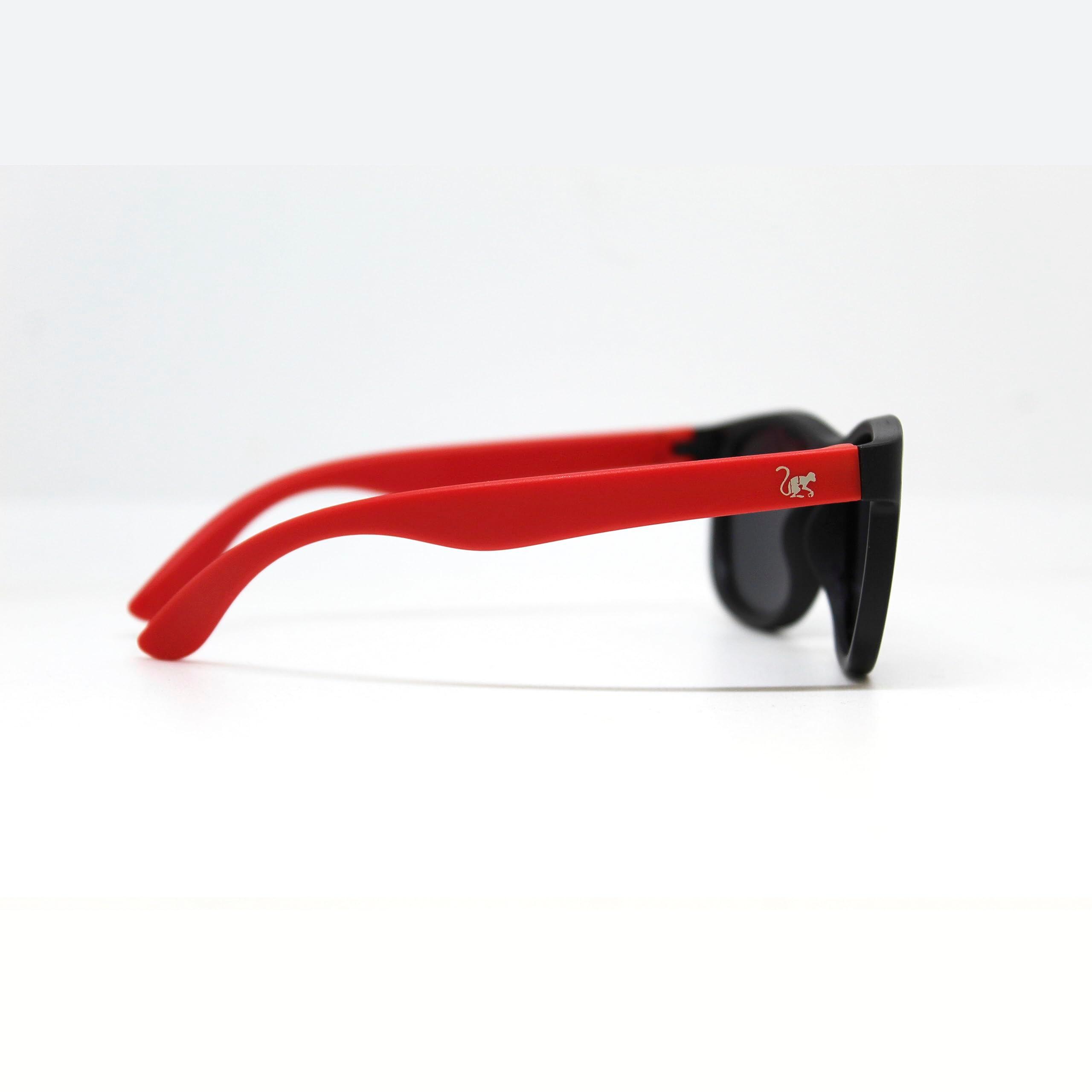 Gafas de sol - Kids / Polarizadas (Negro/Rojo) 3/6