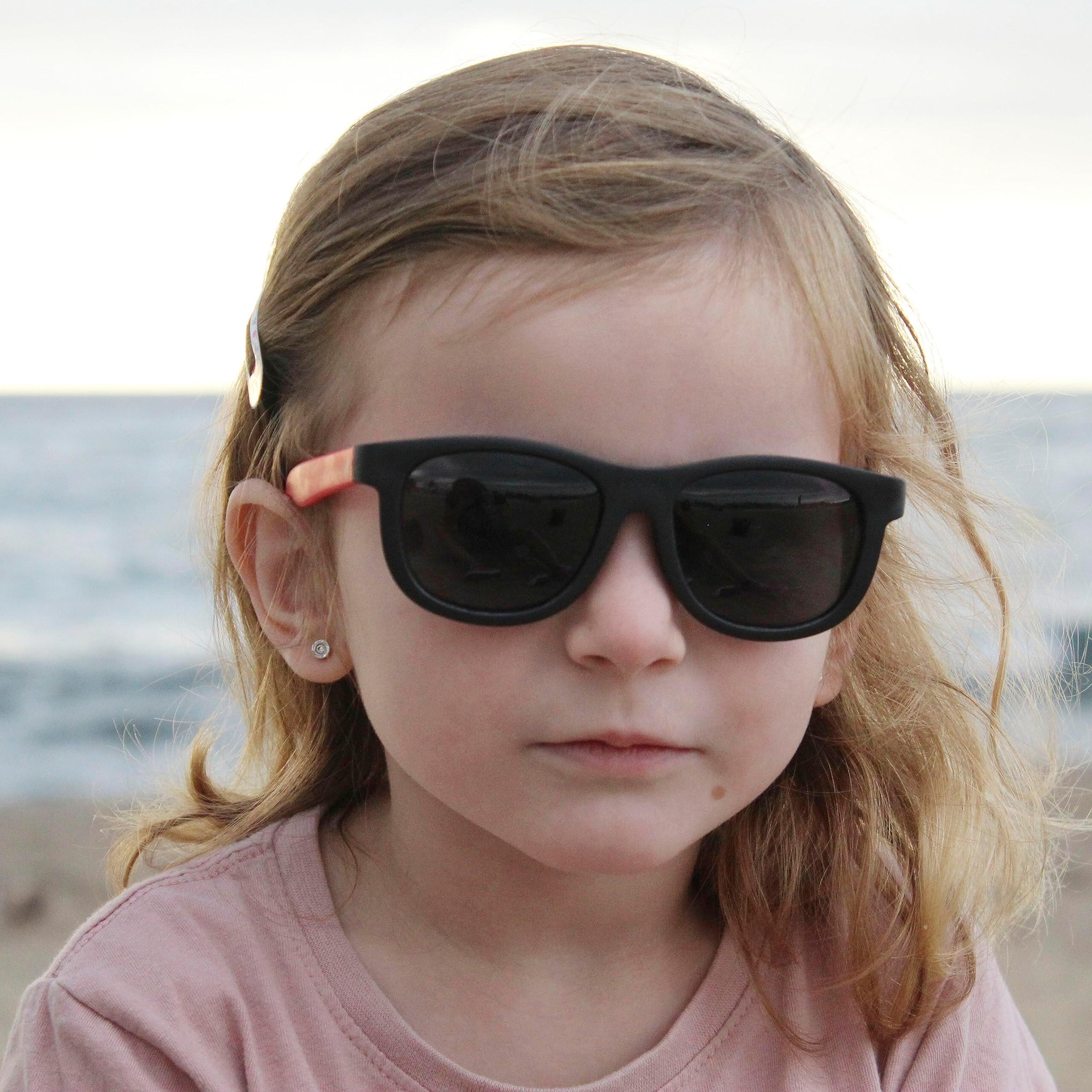 Gafas de sol - Kids / Polarizadas (Negro/Rojo) 4/6