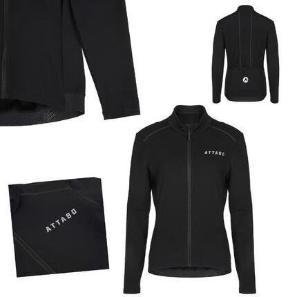 Sweat-shirt de cyclisme femme ATTABO FLEERO REF doublé