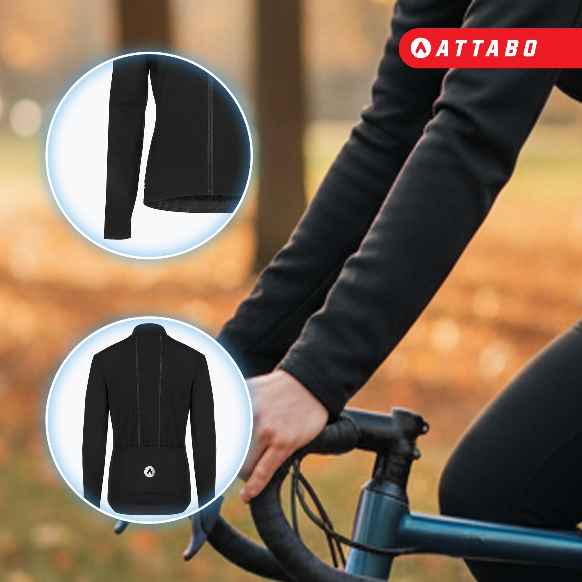 Sweat-shirt de cyclisme femme ATTABO FLEERO REF doublé 4/7