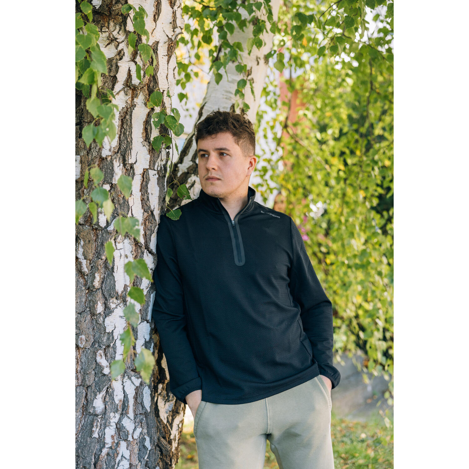 Bluza dresowa sportowa męska Skech-Knits Burst 1/4 Zip 4/4