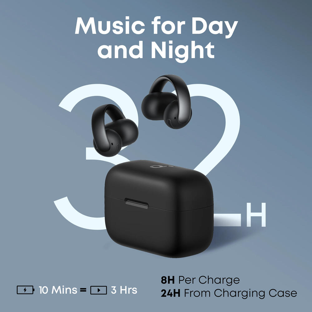 Anker Soundcore AeroClip ブラック Soundcore AeroClip Earbuds Black