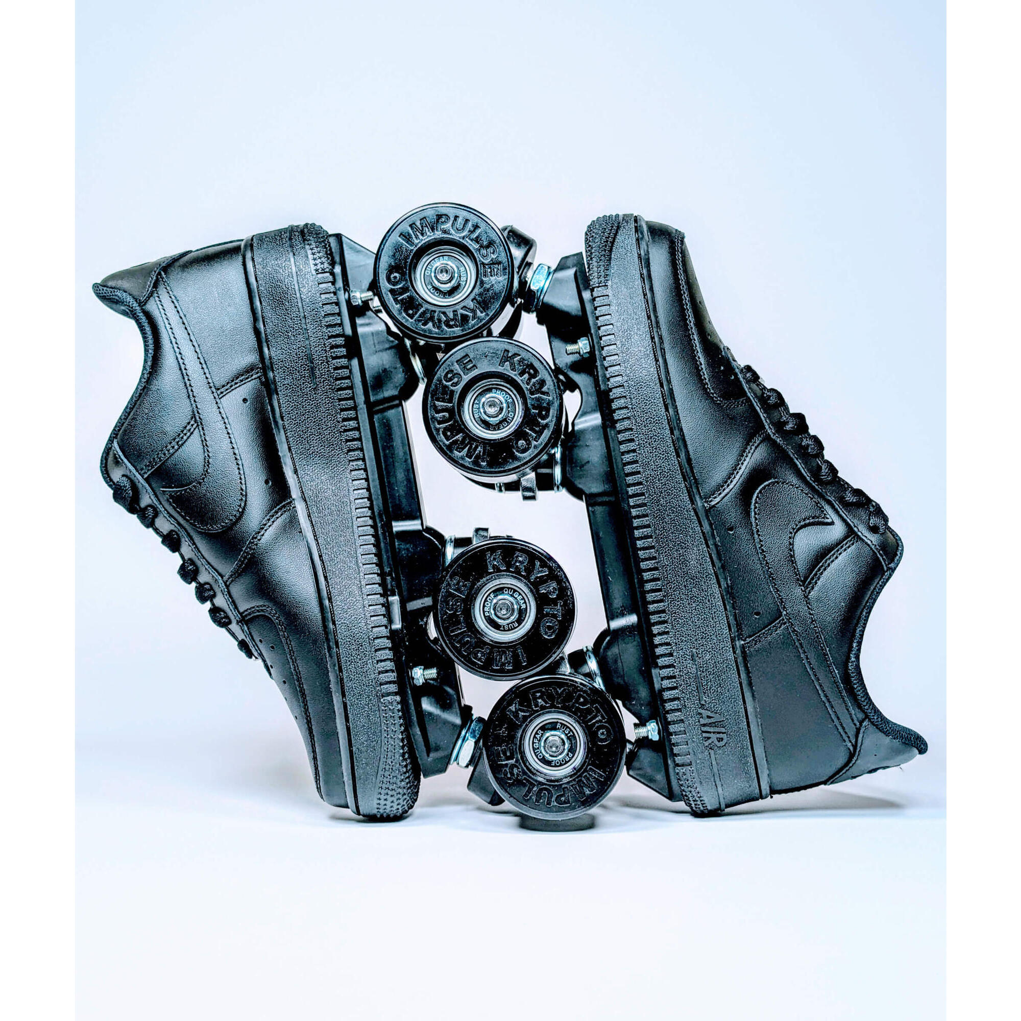 Loumy's World - Air Force 1 Low All Black By Loumy - Patins À Roulettes - Noir - 34,5 - Decathlon