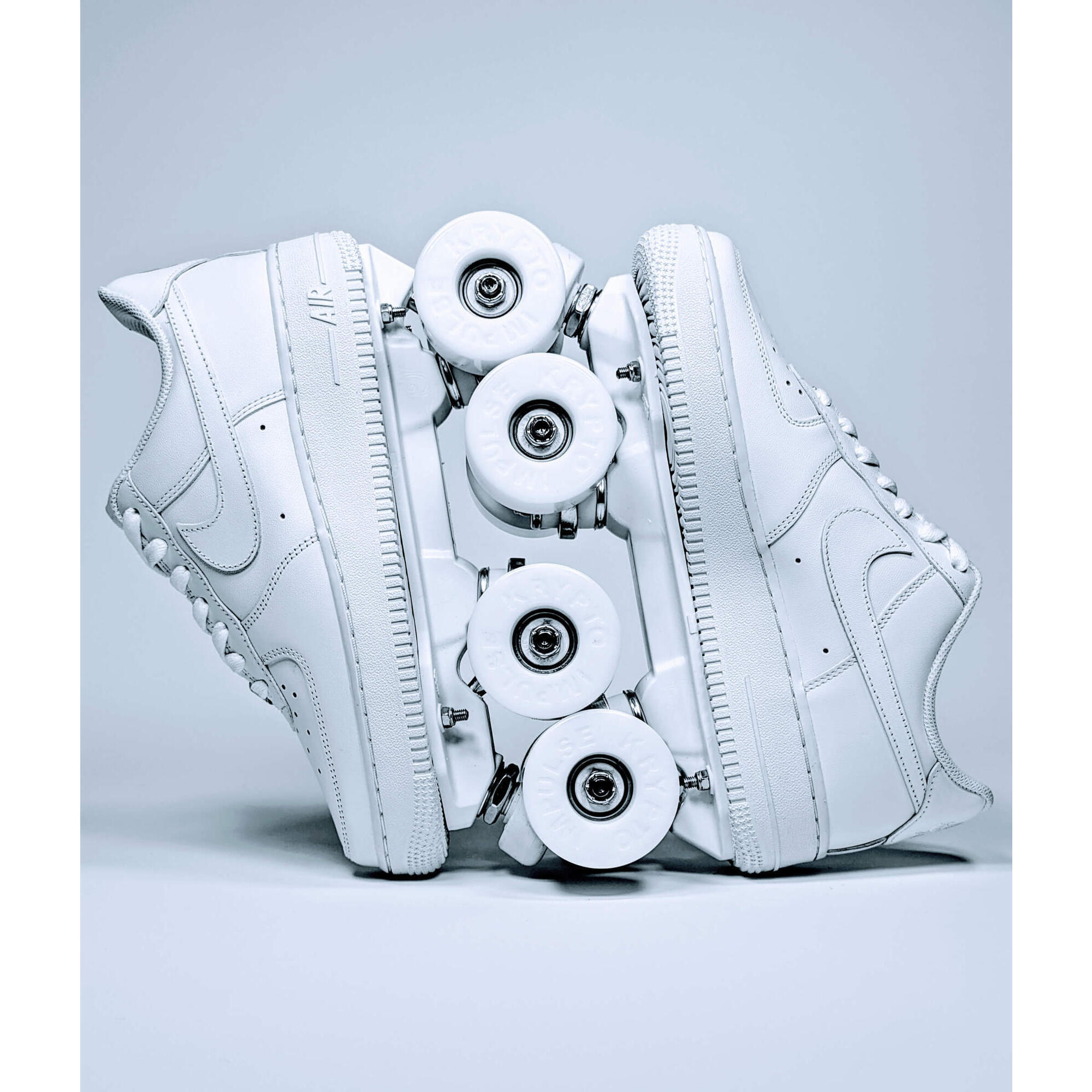 Loumy's World - Air Force 1 Low All White By Loumy - Patins À Roulettes - Blanc - 49,5 - Decathlon