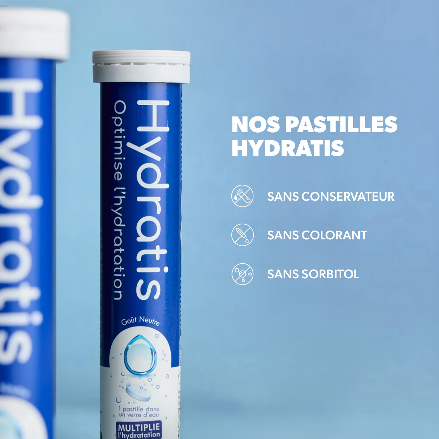 Boisson avec Électrolytes - Formule Isotonique - Neutre - 20 pastilles 6/7