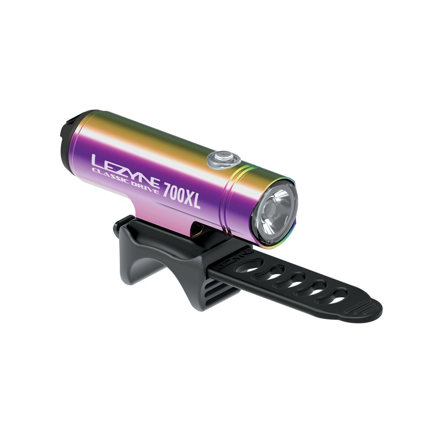 Lezyne Bicycle Front Light - Classic Drive 700XL, Neo-Metallic Lezyne Bicycle Front Light - Classic Drive 700XL, Neo-Metallic