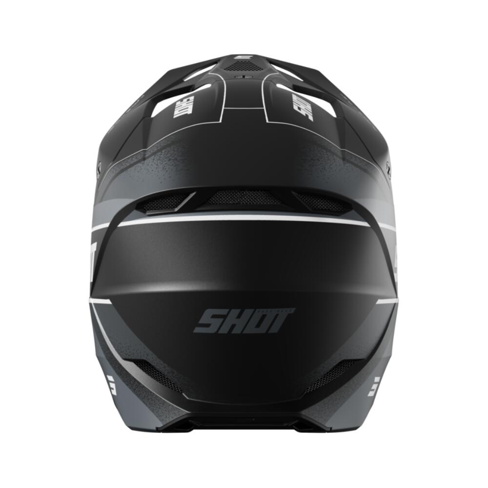 Casco Shot Furious - Negro Mate 3/4