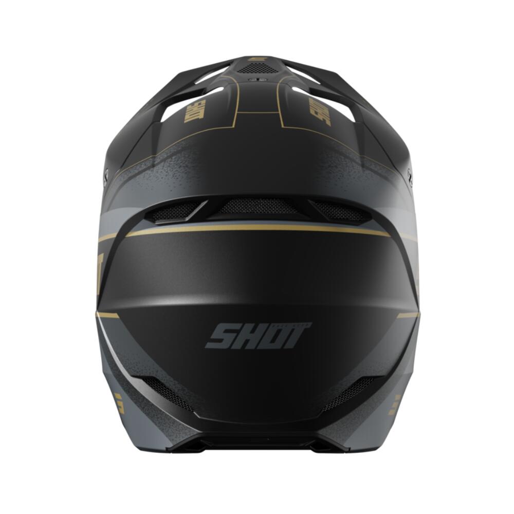 Capacete Shot Furious - Dourado Fosco 3/4