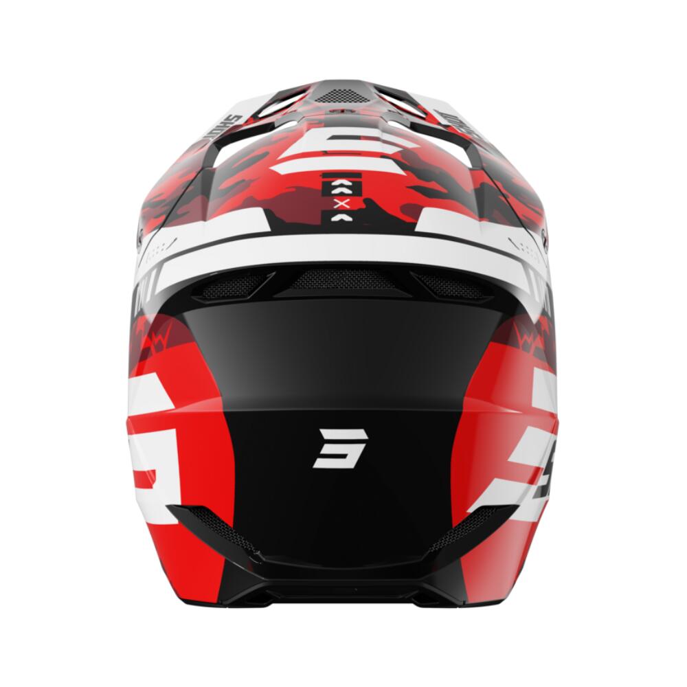 Capacete Shot Furious - Vermelho Brilhante 3/4