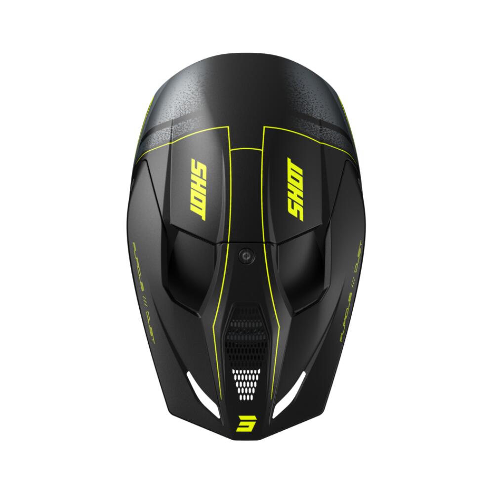 Casque Shot Furious - Jaune Néon Mat 2/4