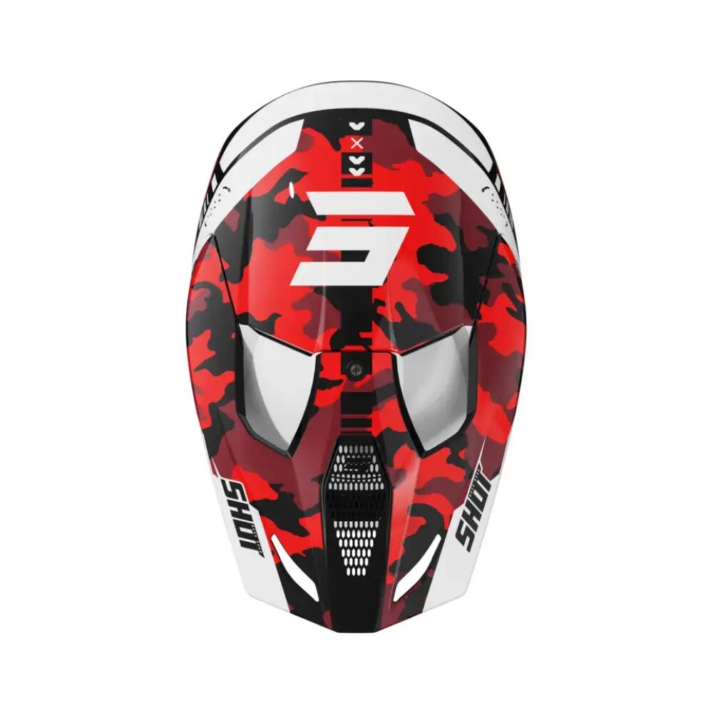 Casque Intégral BMX/VTT Shot Furious - Rouge Brillant 2/4