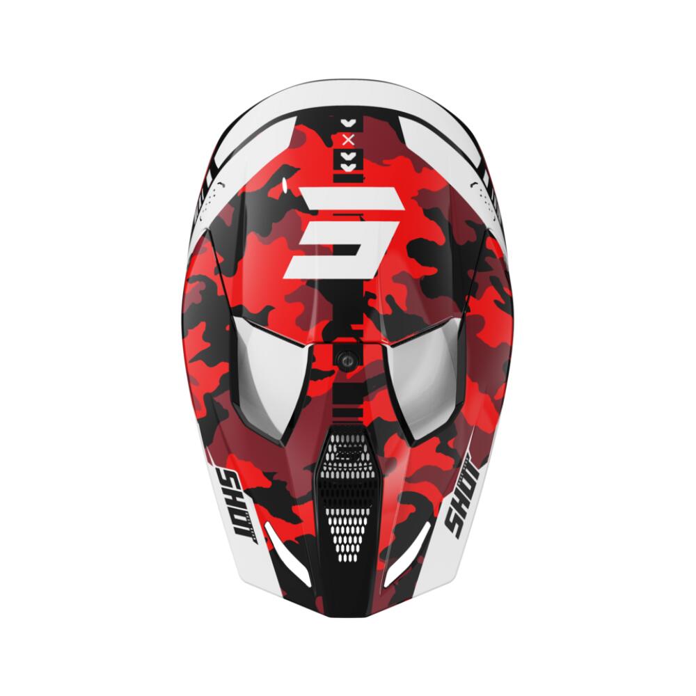 Casque Shot Furious - Rouge Brillant 2/4