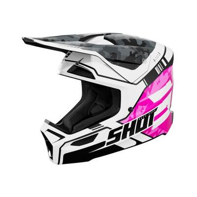 Helm shot furious kid - rosa glanzend