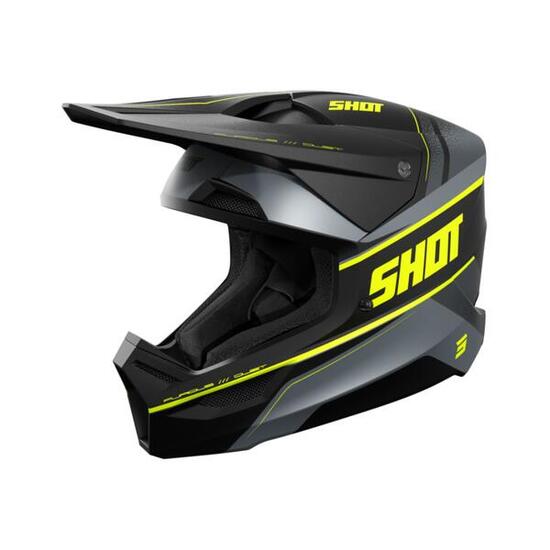 Casque Shot Furious - Jaune Néon Mat