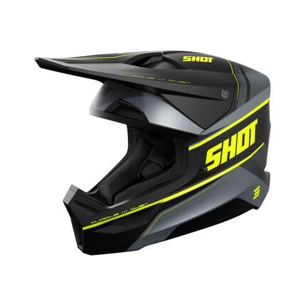 Casque Shot Furious - Jaune Néon Mat