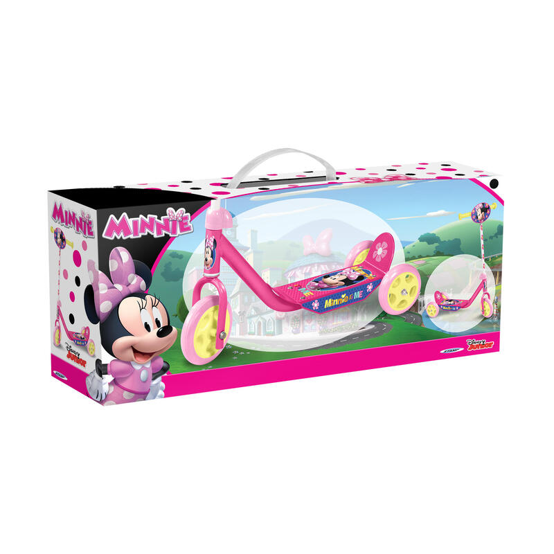 Trotineta Stamp Minnie, cu 3 roti, ghidon reglabil, platforma antiderapanta