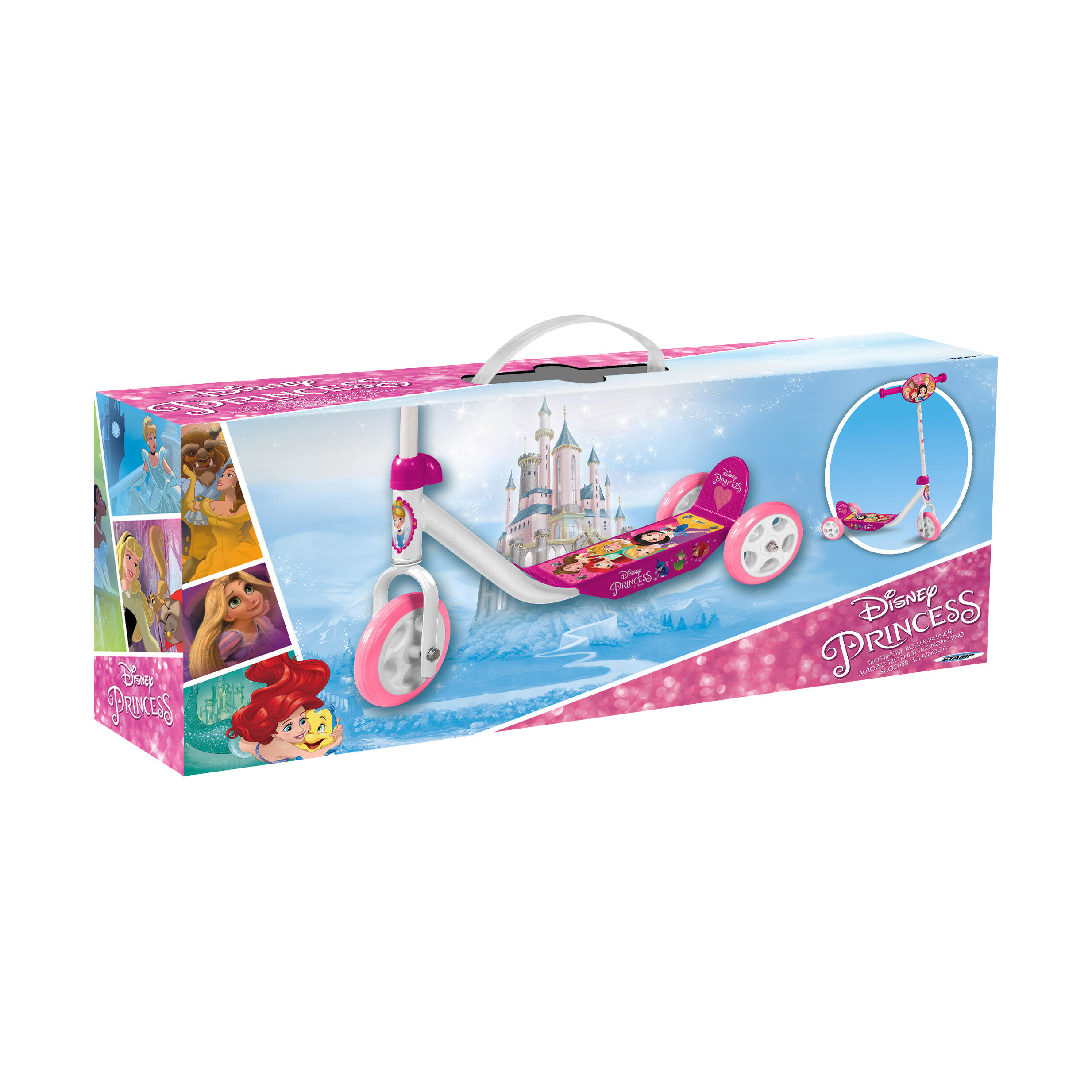 Monopattino per bambini 3 ruote Disney Princess 2/3