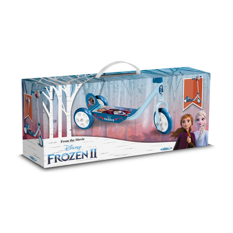 Trotineta Stamp Disney Frozen, 3 roti, ghidon reglabil, platforma antiderapanta