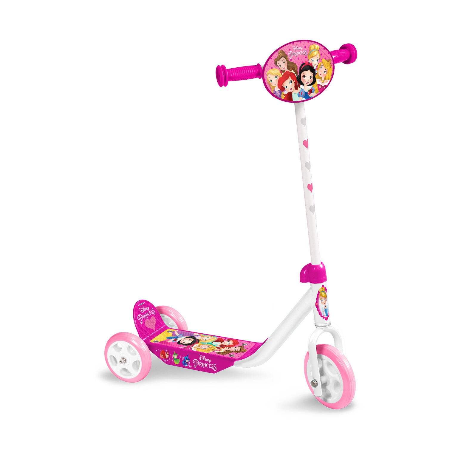 Stamp - Trottinette 3 Roues Enfant Disney Princess - Trottinette - Blanc|rose - No Size - Decathlon