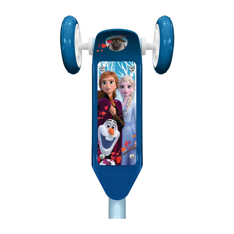 Trotineta Stamp Disney Frozen, 3 roti, ghidon reglabil, platforma antiderapanta