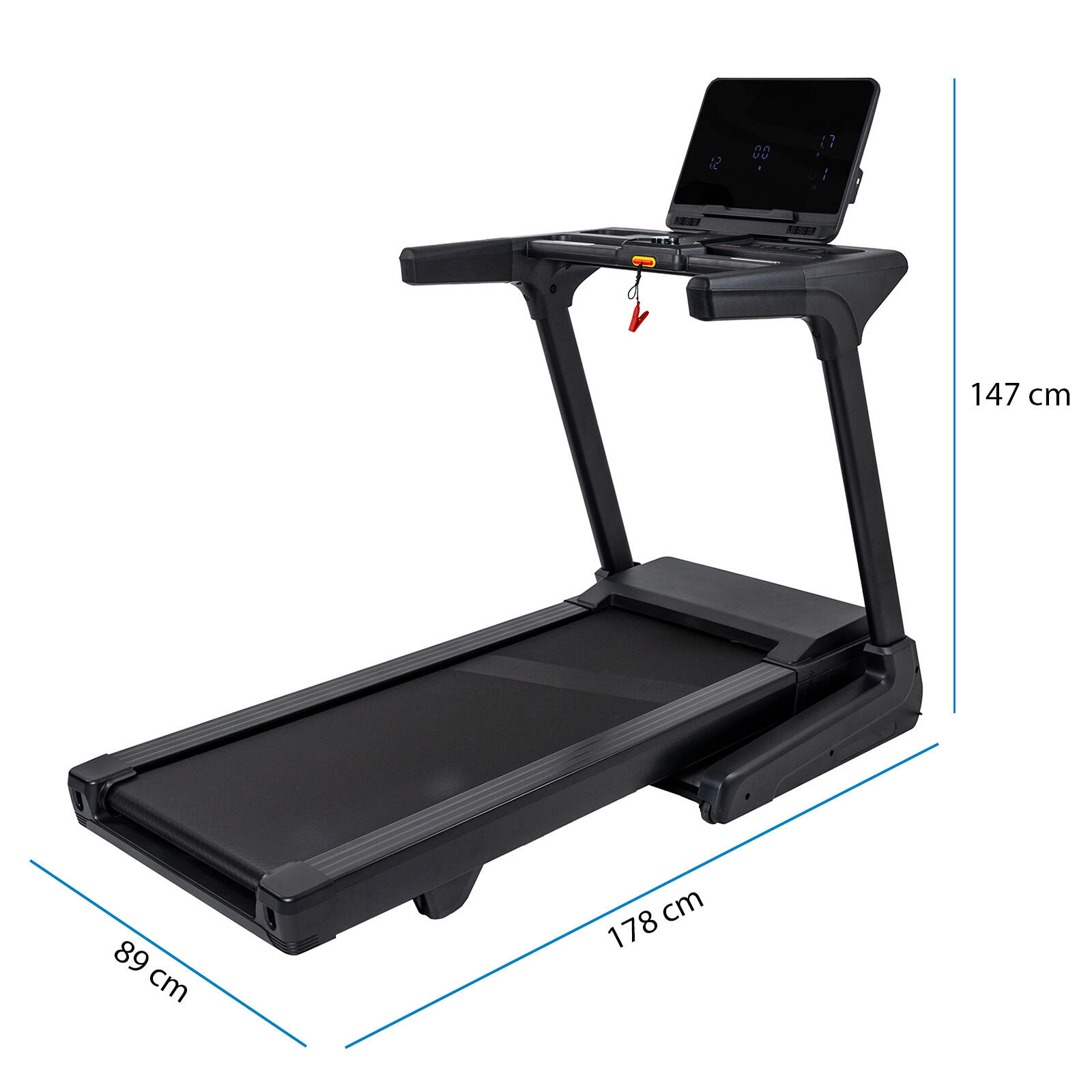 Laufband - Track 400 - 20 Trainingsprogramme - max. Geschwindigkeit: 18 km/h 7/7