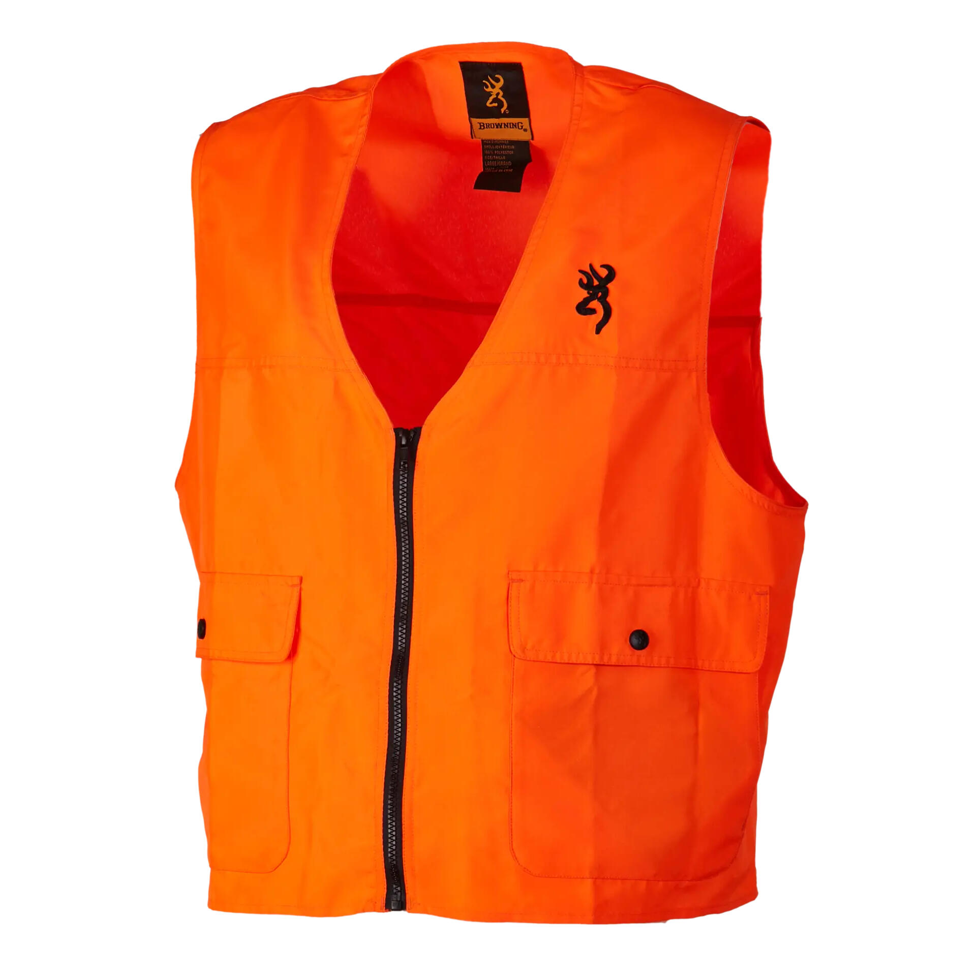 Browning - Gilet De Sécurité Browning Blaze Overlay - Gilet Sans Manche - Orange - Decathlon