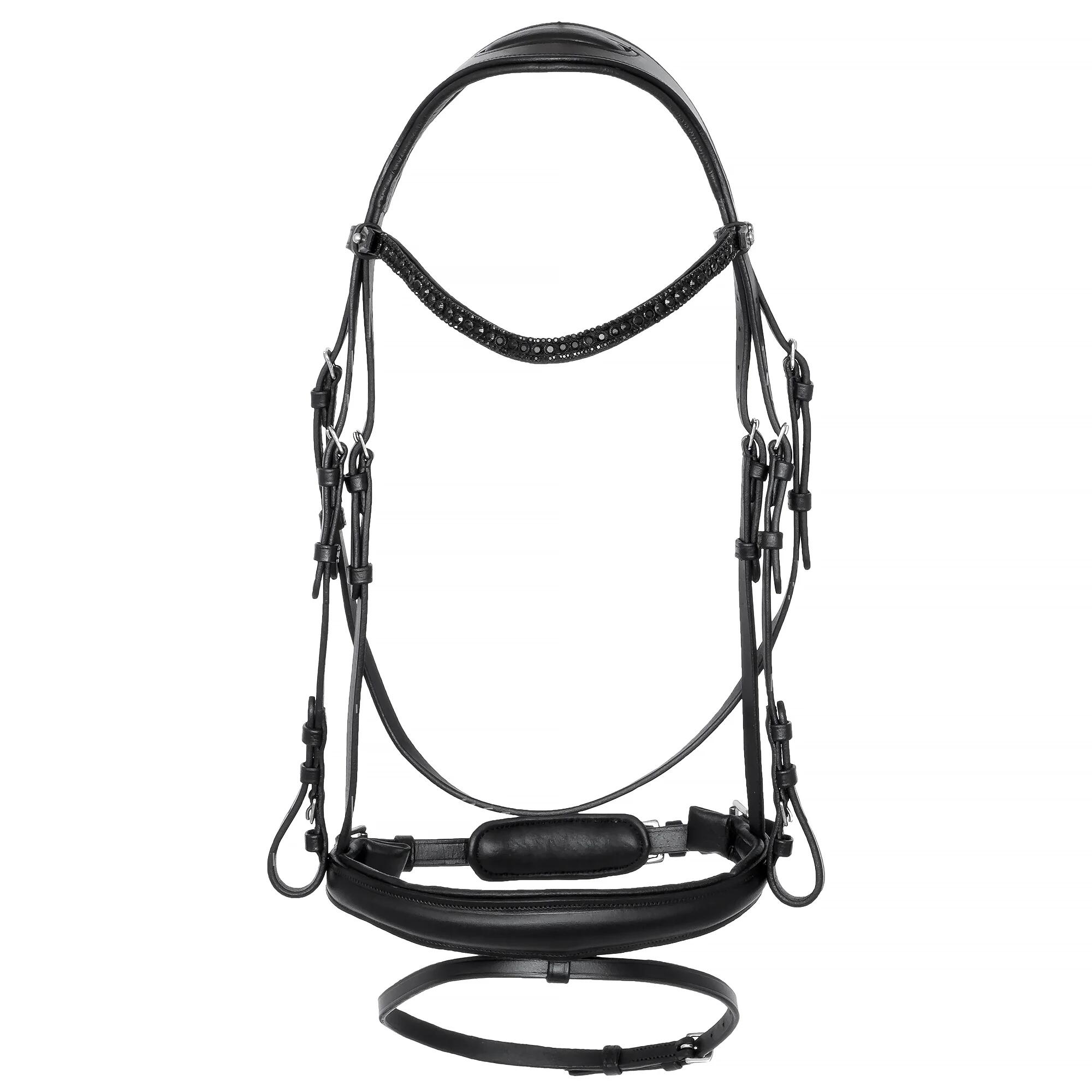 EQUESTRIAN QUEEN Gigantisch leren hoofdstel voor paarden 3/7