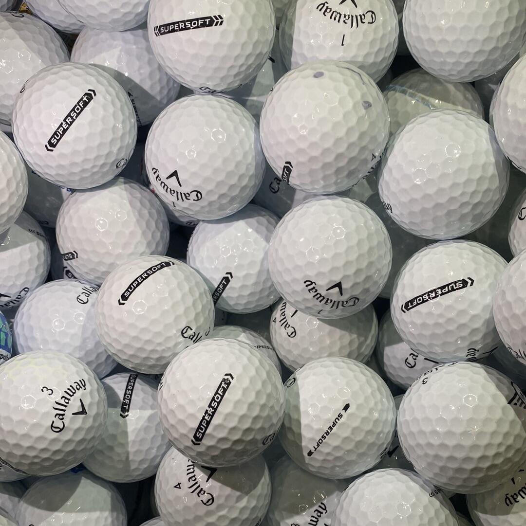 CALLAWAY 50 Balles de Golf Callaway Supersoft d’Occasion – Qualité Pearl White