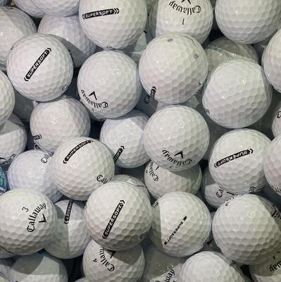 50 callaway supersoft lakeballs - pearlwhite