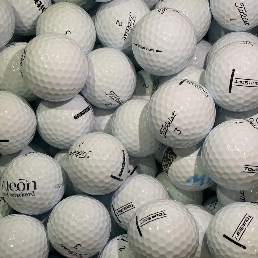 50 Used Titleist Tour Soft Golf Balls – AAAA Quality – Lakeballs