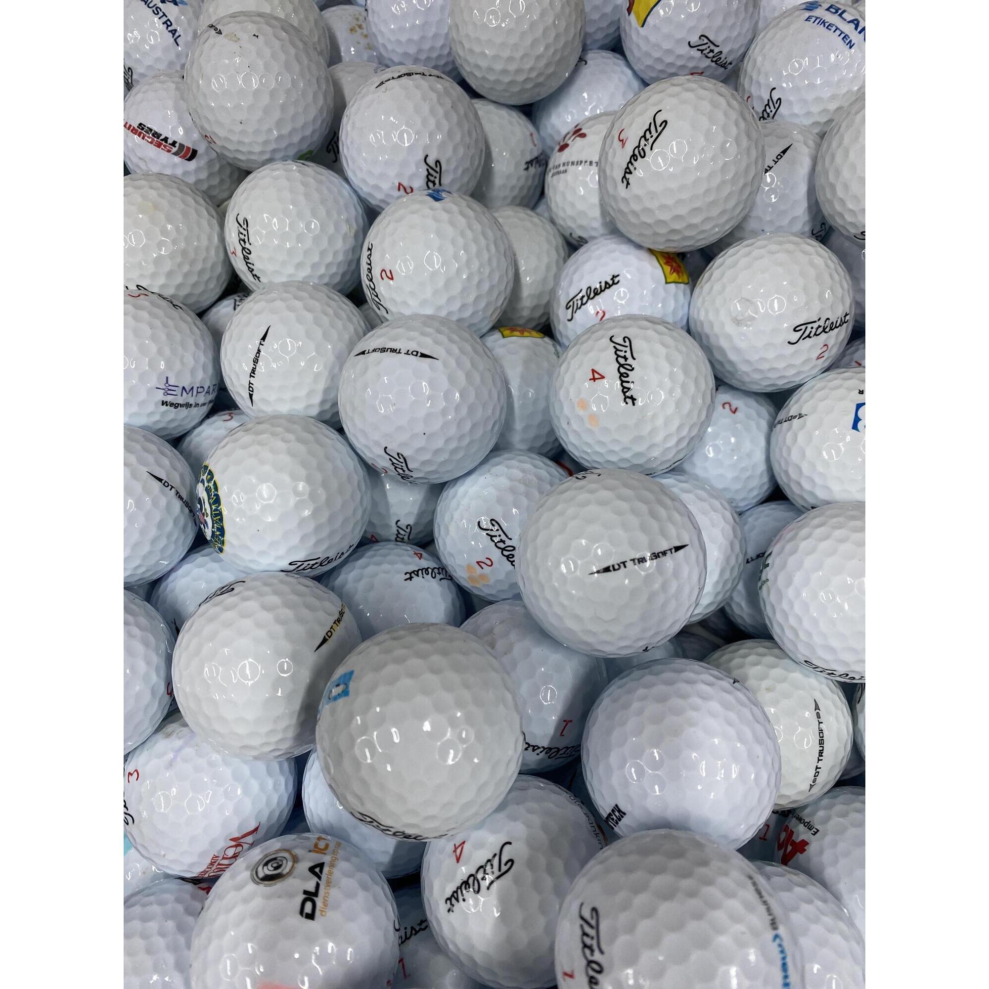 Titleist - 50 Balles De Golf Titleist Dt Trusoft D’occasion – Qualité Aaaa - Balle De Golf - Blanc - 36 Mm - Decathlon