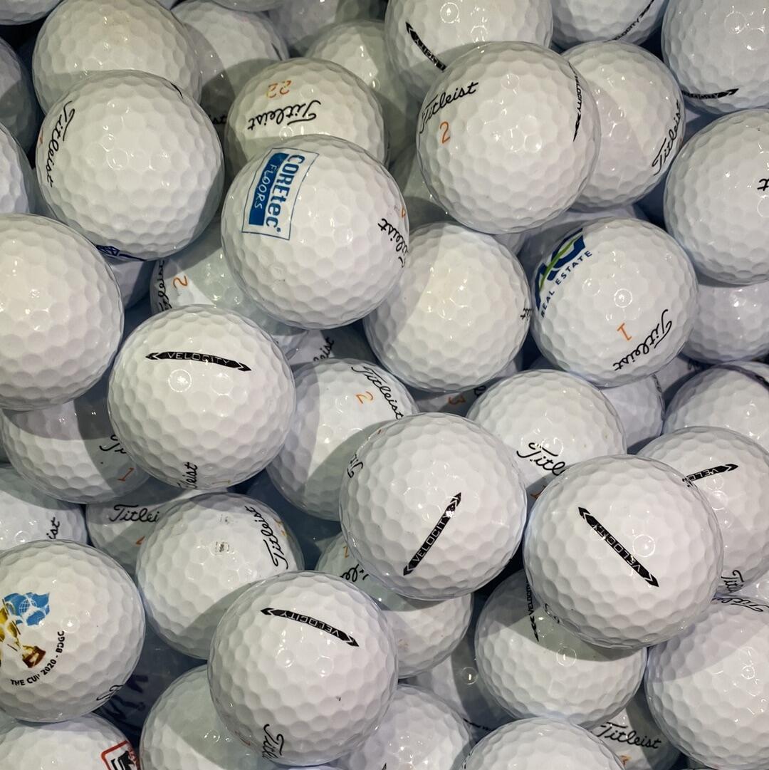 TITLEIST 50 Balles de Golf Titleist Velocity d’Occasion – Qualité Pearl White