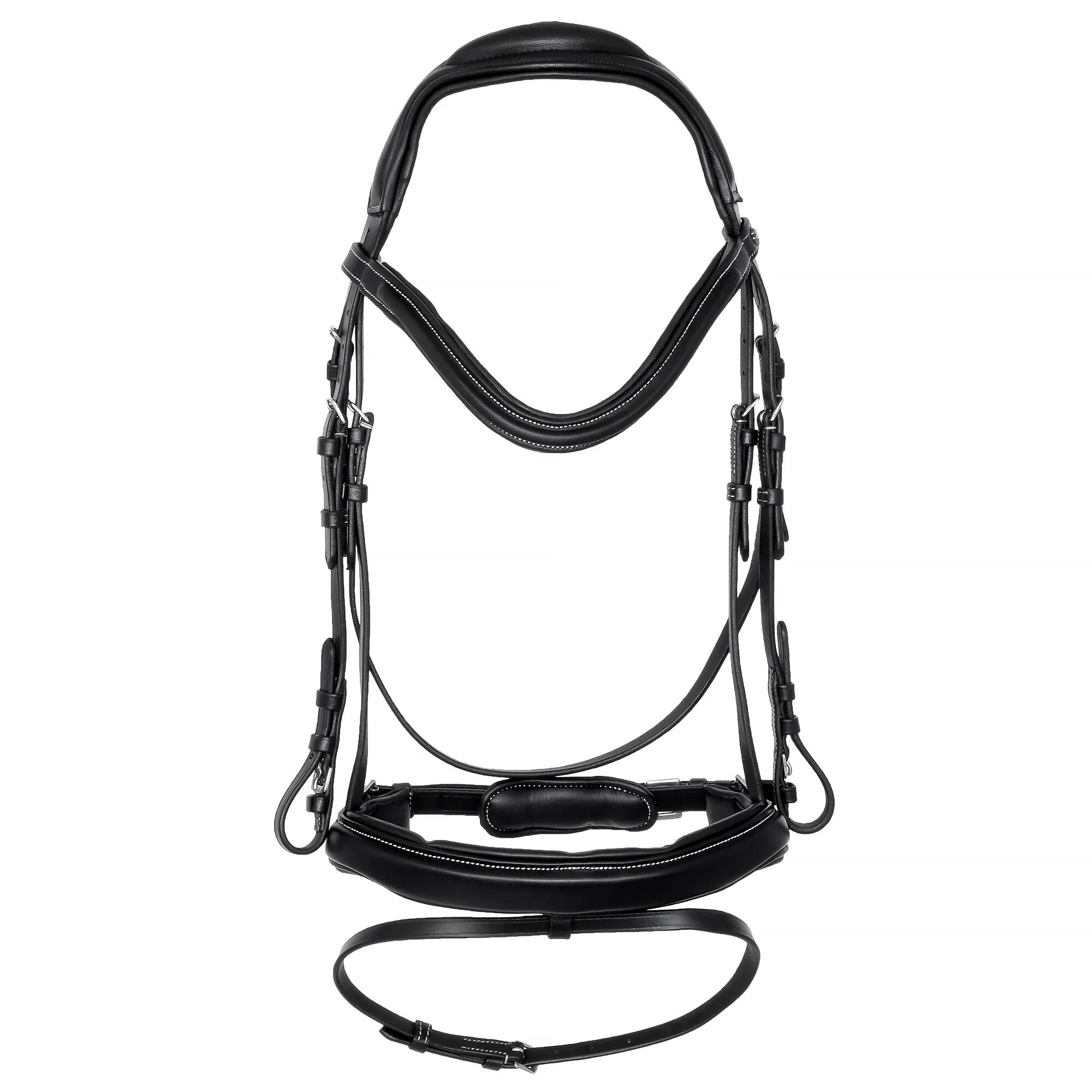 Briglia in cuoio Firebird per cavallo EQUESTRIAN QUEEN 3/7