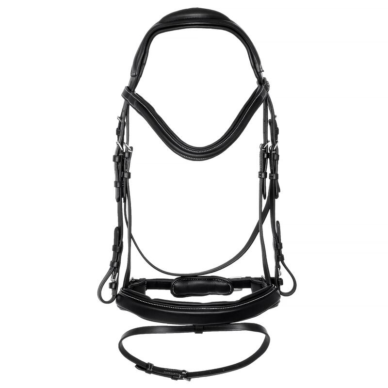 Frâu din piele Firebird pentru cal EQUESTRIAN QUEEN