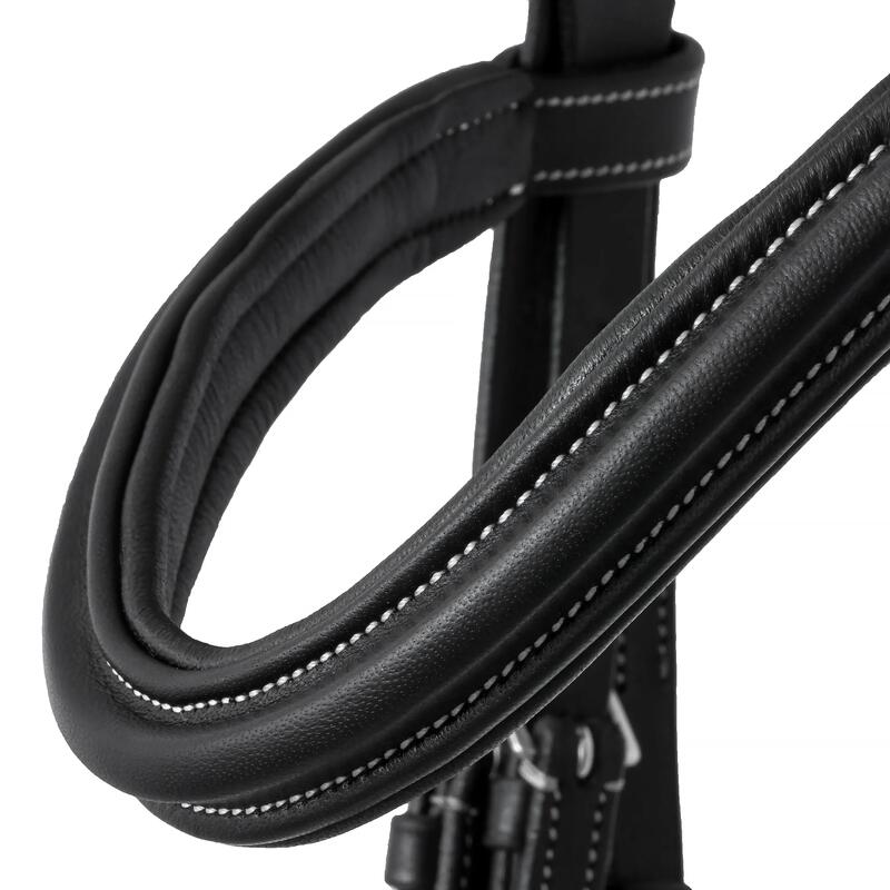 Frâu din piele Firebird pentru cal EQUESTRIAN QUEEN