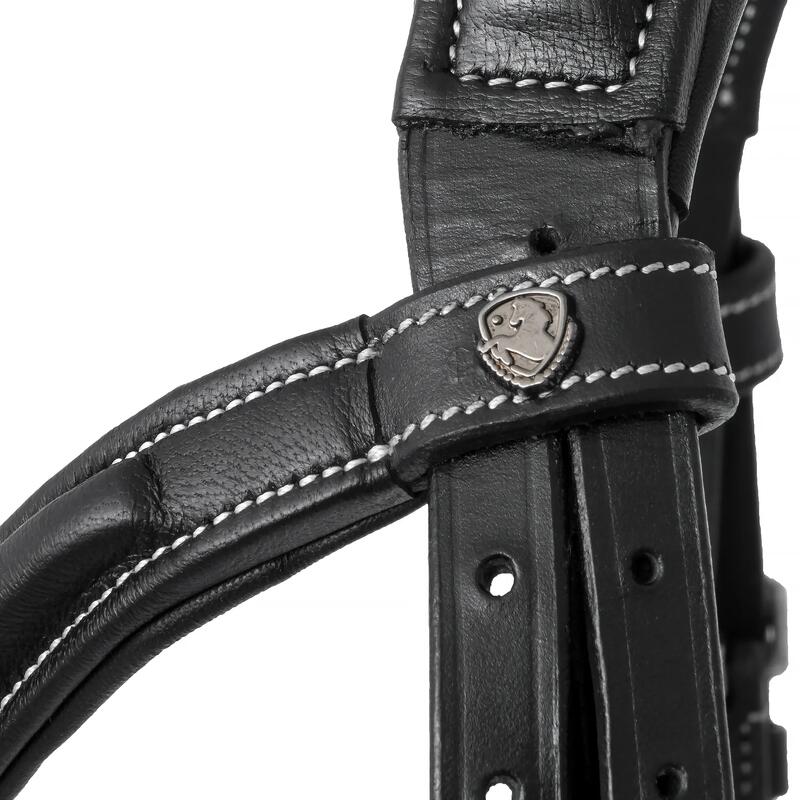 Frâu din piele Firebird pentru cal EQUESTRIAN QUEEN