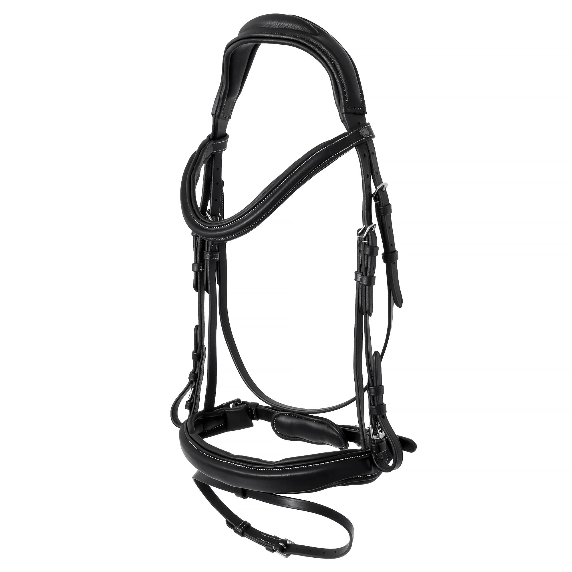 Briglia in cuoio Firebird per cavallo EQUESTRIAN QUEEN 4/7