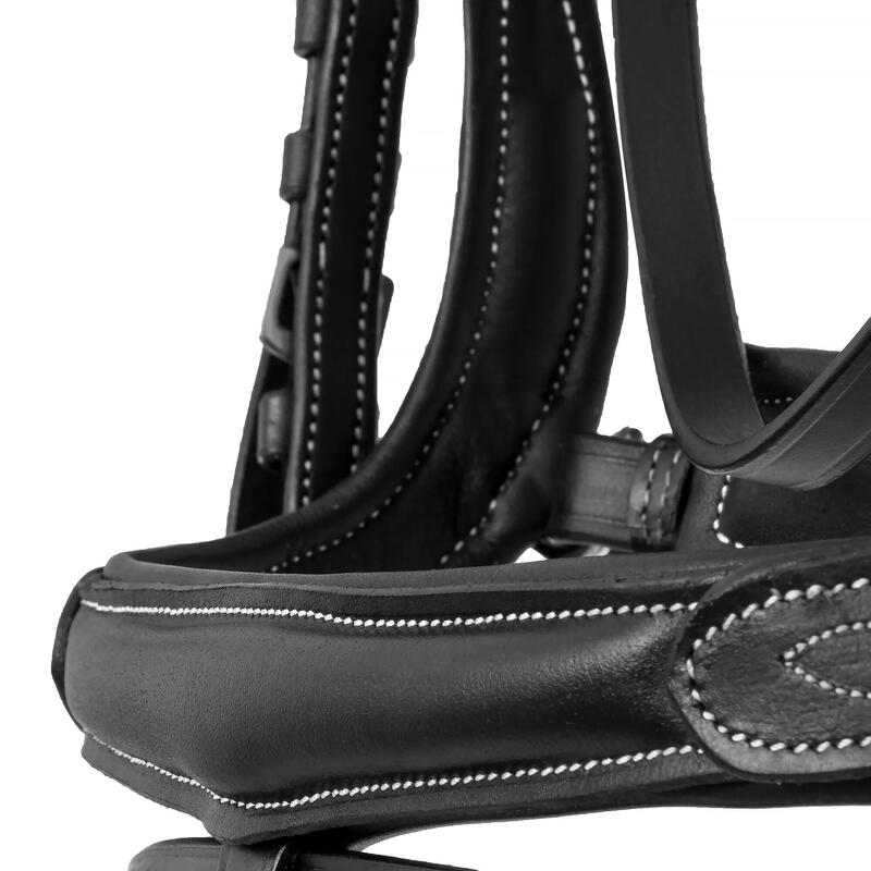 Frâu anatomic din piele Electra pentru cai EQUESTRIAN QUEEN
