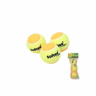 Set di 3 palline da tennis per bambini Softee Minitenis