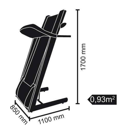Tapis Roulant TRX MARATHON App Ready 3.0, velocità 22km/h, fascia cardio TOORX 5/7