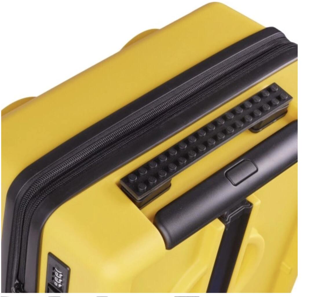 Maleta Trolley LEGO Brick 2X3 Expandible 20" Amarillo 6/6